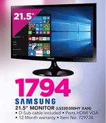 Samsung 21.5" Monitor LS22D300HY XAN