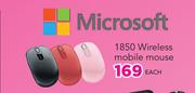 Microsoft 1850 Wireless Mobile Mouse-Each