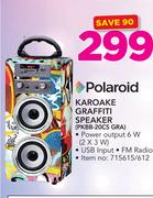 Polaroid Karoake Graffiti Speaker PKBB-20CS GRA