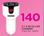 3.1 A MI US Car Charger