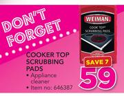 Weiman Cooker Top Scrubbing Pads