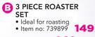 Mainstays 3 Piece Roaster Set