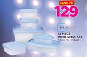 Mainstays 12 Piece Microwave Set