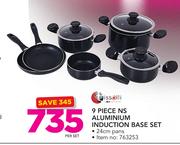 Tissolli 9 Piece NS Aluminium Induction Base Set-Per Set