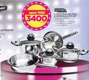 Bastille 8 Piece Stainless Steel Cordon Bleu Pot Set-Per Set
