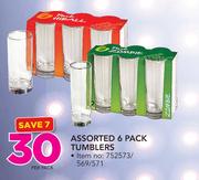 Assorted 6 Pack Tumblers-Per Pack