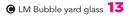 Slogan LM Bubble Yard Glass