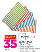 Mainstays Beach Mat-Each