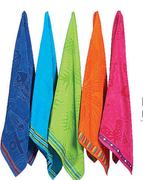 Always Home Assorted Embossed Velour Beach Towel-80 x 150cm