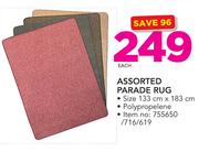 Assorted Parade Rug 133x183cm-Each