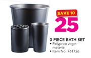 3 Piece Bath Set