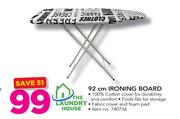The Laundry House 92cm Ironing Board-Each