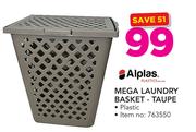Alplas Mega Laundry Basket-Taupe