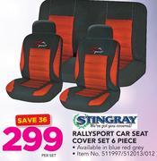 Stingray Rallysport 6 Piece Car Seat Cover Set -Per Set