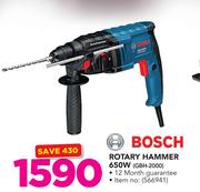 Bosch Rotary Hammer 650W GBH-2000