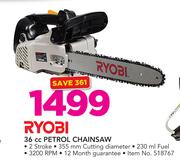 Ryobi 36 cc Petrol Chainsaw