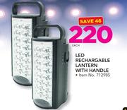 LED Rechargable Lantern With Handle-Each