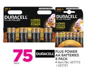 Duracell Plus Power AA Batteries 8 Pack-Each