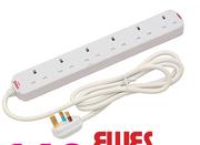 Ellies Fridge Safe 13 A Extension Cords-Each