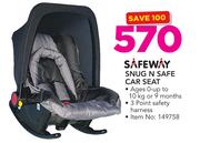 Safeway Snug N Safe Car Seat