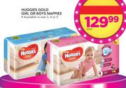 Huggies Gold Girl Or Boys Nappies-Each