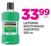 Listerine Mouthwash Assorted-500ml