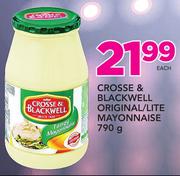 Crosse & Blackwell Original/Lite Mayonnaise-790g