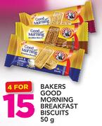 Bakers Good Morning Breakfast Biscuits-4x50g