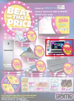 Game Namibia : Beat that Price (14 Dec - 24 Dec 2017), page 1