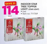 Santa's Trading Indoor Star Tree Topper Light-Each