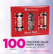 Santa's Trading Crackers Value 6 Pack-Per Pack