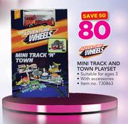 Adventures Wheels Mini Track And Town Playset