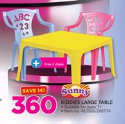 Sunny Kiddies Large Table