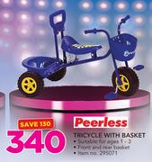 Peerless Tricycle With Basket