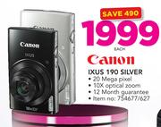Canon Ixus 190 Silver-Each