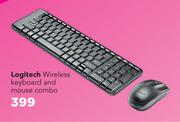 Logitech Wireless Keyboard Mouse Combo