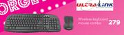 Ultra-Link Wireless Keyboard Mouse Combo