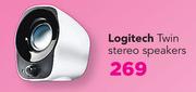 Logitech Twin Stereo Speakers