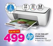 HP 2130 Inkjet Printer PRHPK7N77C