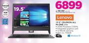 Lenovo 19.5" Celeron All In One