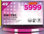 Sinotec 49" Full HD Smart LED TV STL-49E2000M