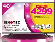 Sinotec 40" Full HD LED TV STL-40F1A11A