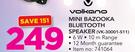 Volkano Mini Bazooka Bluetooth Speaker VK-30001-S11