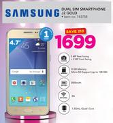 Samsung Dual Sim Smartphone J2 Gold