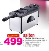 Salton 3ltr Deep Fryer SDF-35