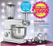Brabantia Mixer Stand And Bowl BBEK1092 Including Accessories