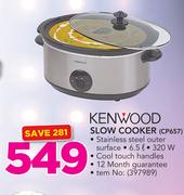 Kenwood 6.5Ltr Slow Cooker CP657