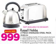 Russell Hobbs 2 Piece Stainless Steel Pack RHBSS-56