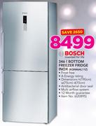 Bosch 346 Ltr Bottom Freezer Fridge Inox KGN46AL11Z