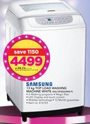 Samsung 13kg Top Load Washing Machine White WA13F5S2UWW F